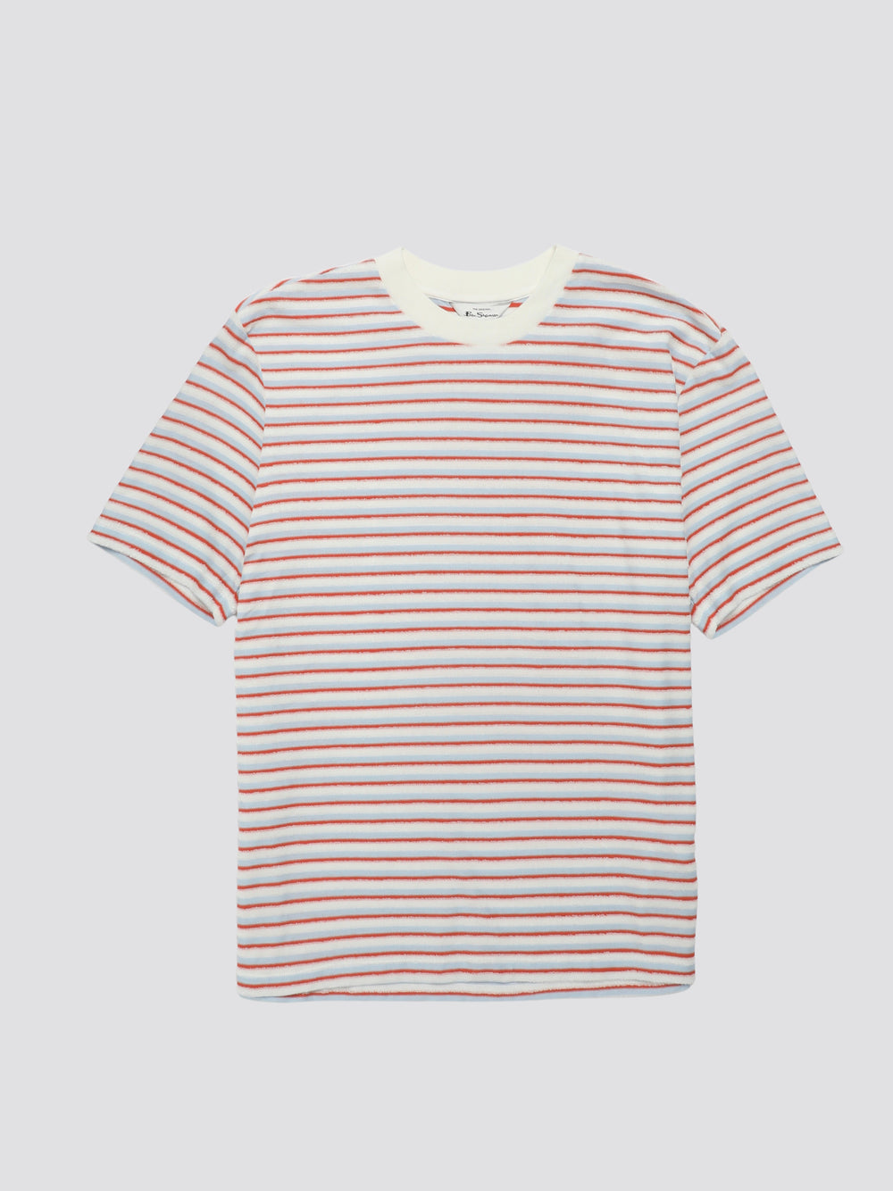 Ben Sherman Signature Loopback Stripe T-Shirt Blue | CSAJZK-237