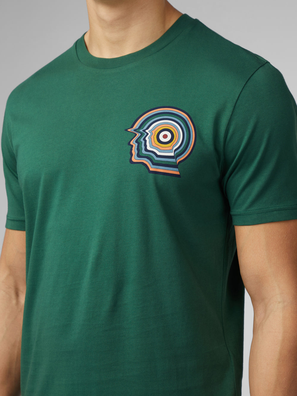 Ben Sherman Signature Mod Head T-Shirt Green | SXLFZI-049