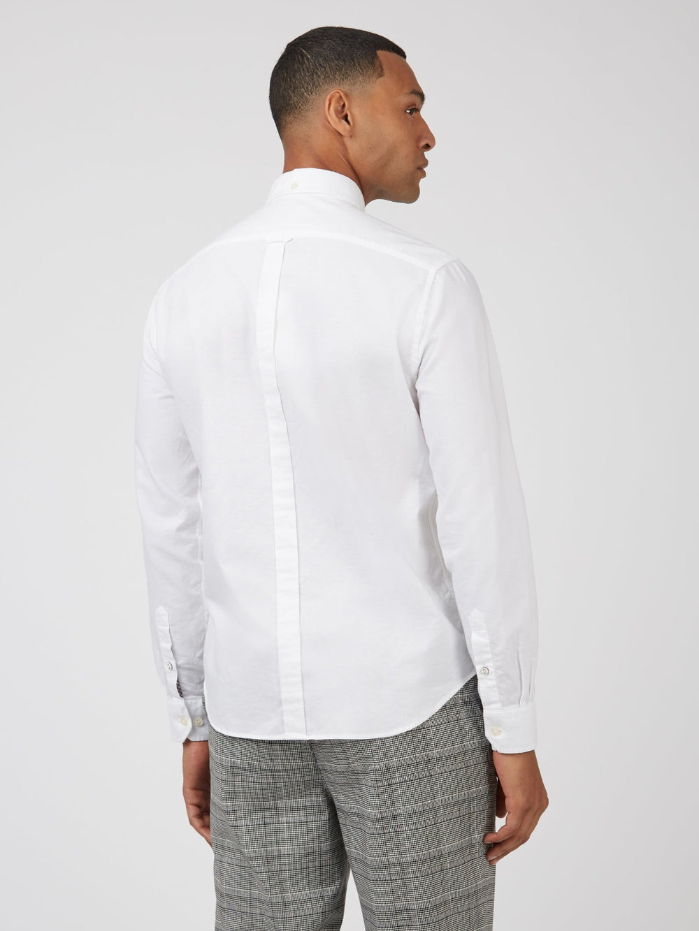 Ben Sherman Signature Organic Long-Sleeve Oxford Shirts White | BQJNXY-297