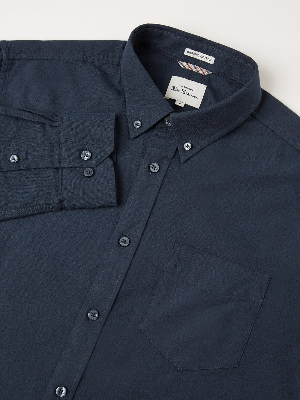 Ben Sherman Signature Organic Oxford Shirts Navy | NIGOCW-271