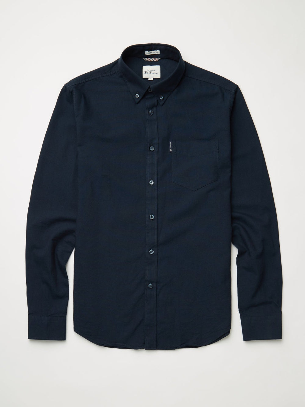 Ben Sherman Signature Organic Oxford Shirts Navy | NIGOCW-271