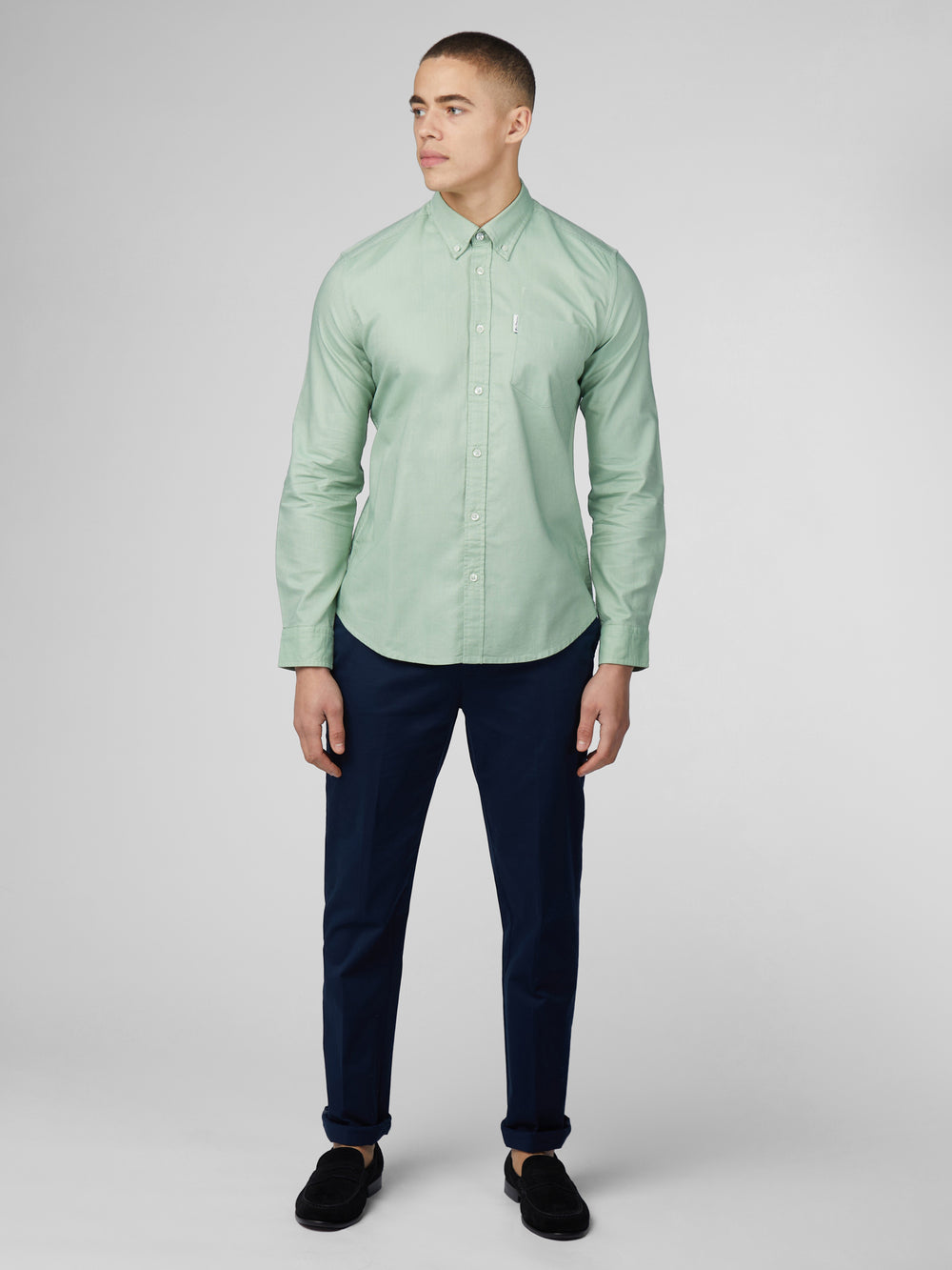 Ben Sherman Signature Oxford Shirts Green | QOMUZE-461