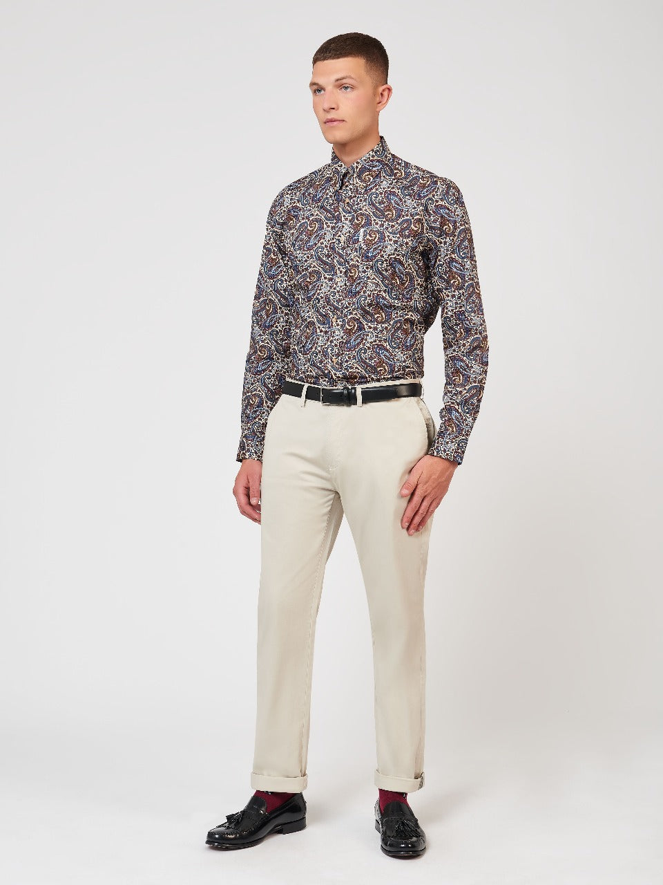 Ben Sherman Signature Paisley Shirts Multicolor | KDBWRX-658