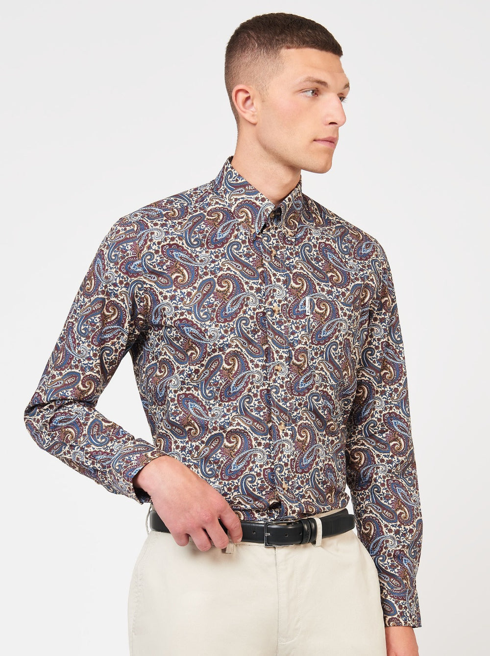 Ben Sherman Signature Paisley Shirts Multicolor | KDBWRX-658