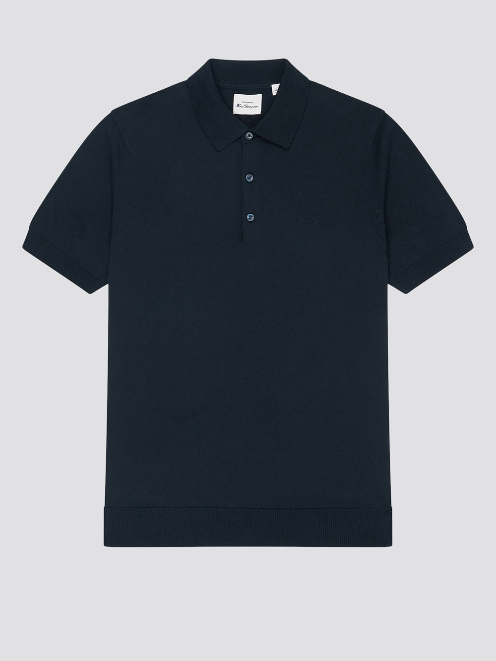 Ben Sherman Signature Polo Neck Sweaters Navy | NSATGJ-092