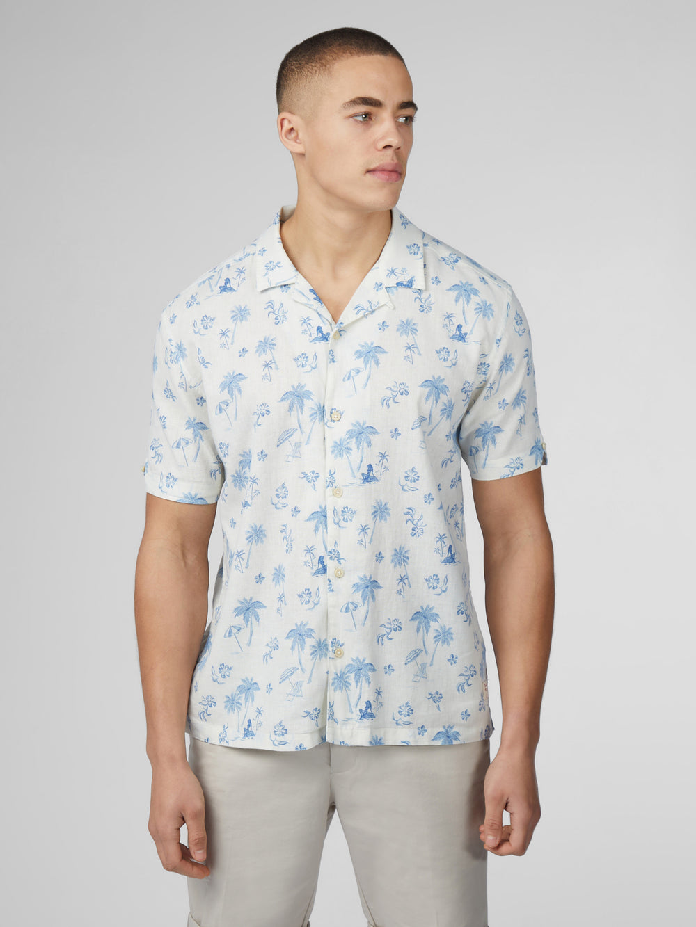 Ben Sherman Signature Resort Shirts White | DFPWIK-376