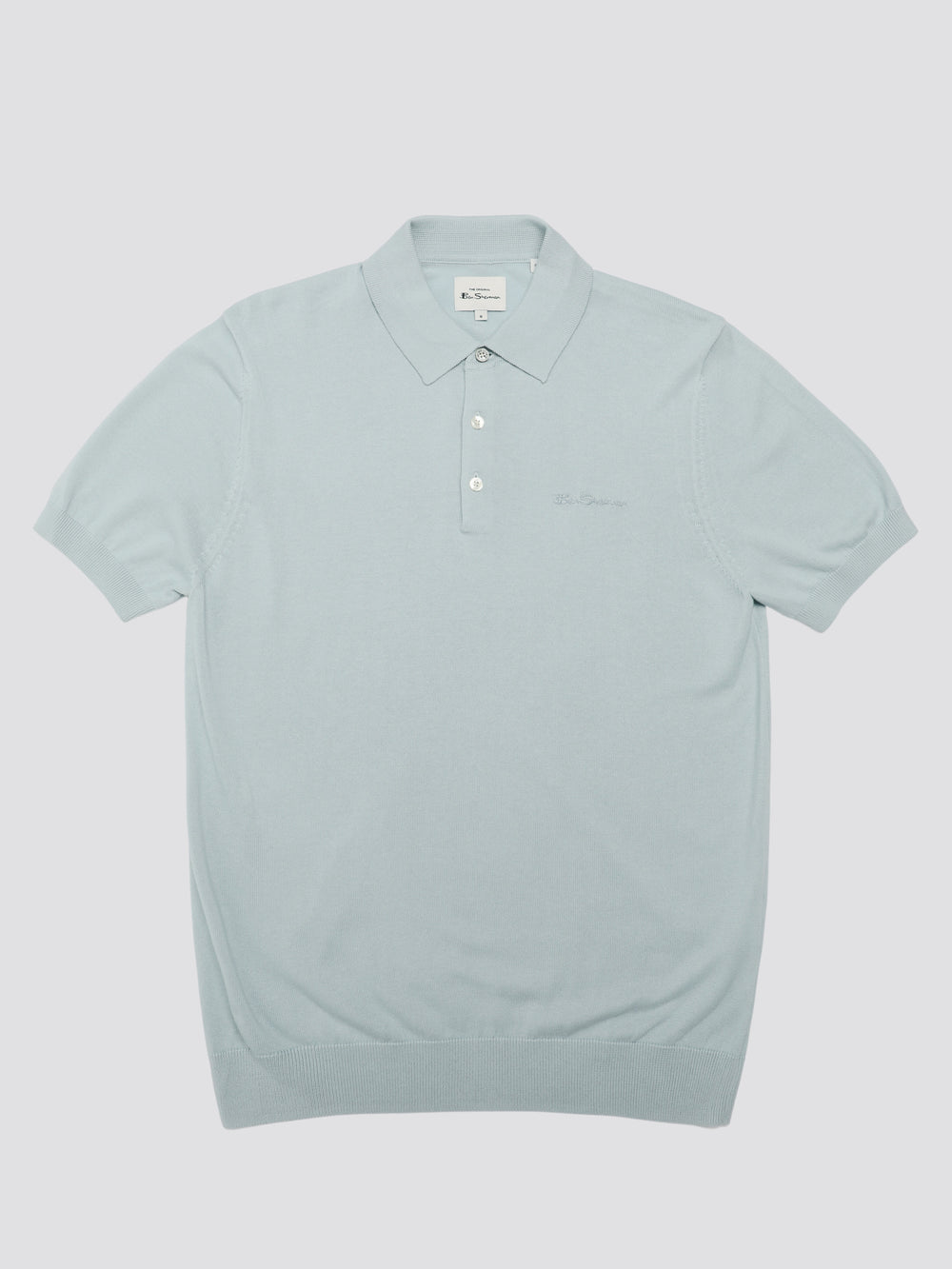 Ben Sherman Signature Short Sleeve Polo Knitwear Blue | LAUWBX-975