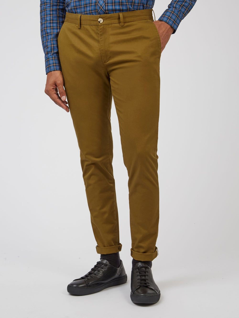 Ben Sherman Signature Skinny Stretch Chino Pants Brown | HIXPYG-285