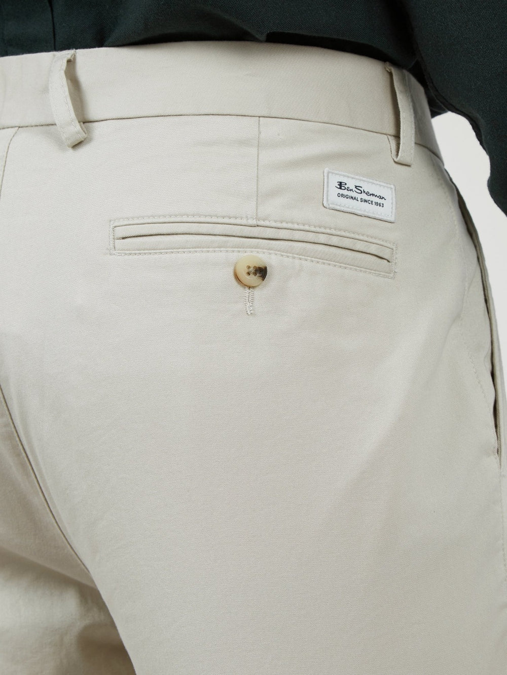 Ben Sherman Signature Skinny Stretch Chino Pants White | GIRQKB-038