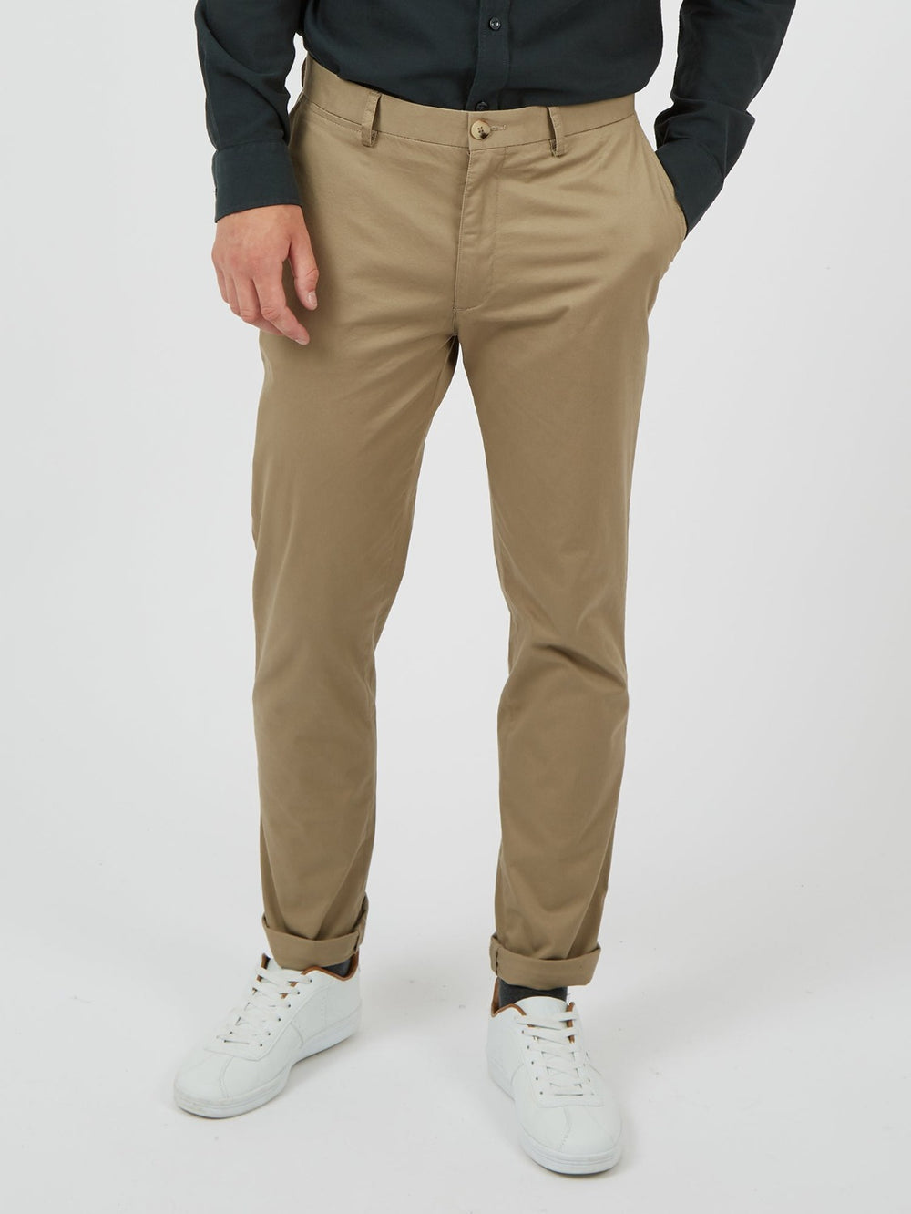 Ben Sherman Signature Skinny Stretch Chino Pants Grey | VGJWDC-847