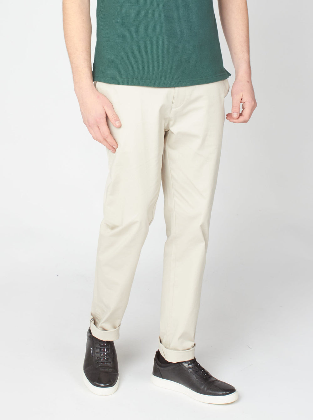 Ben Sherman Signature Slim Stretch Chino Pants White | KJVOWD-643