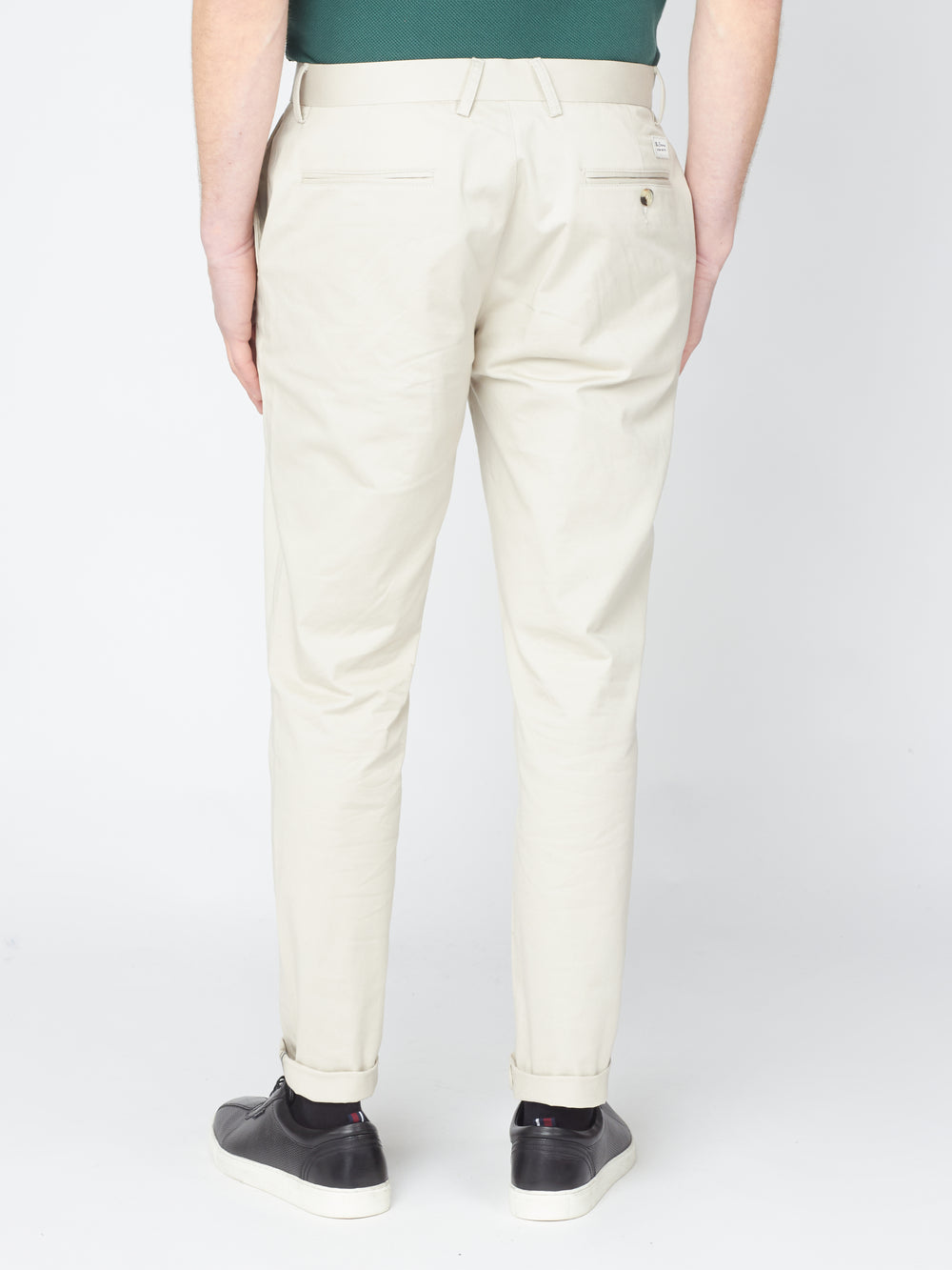 Ben Sherman Signature Slim Stretch Chino Pants White | KJVOWD-643