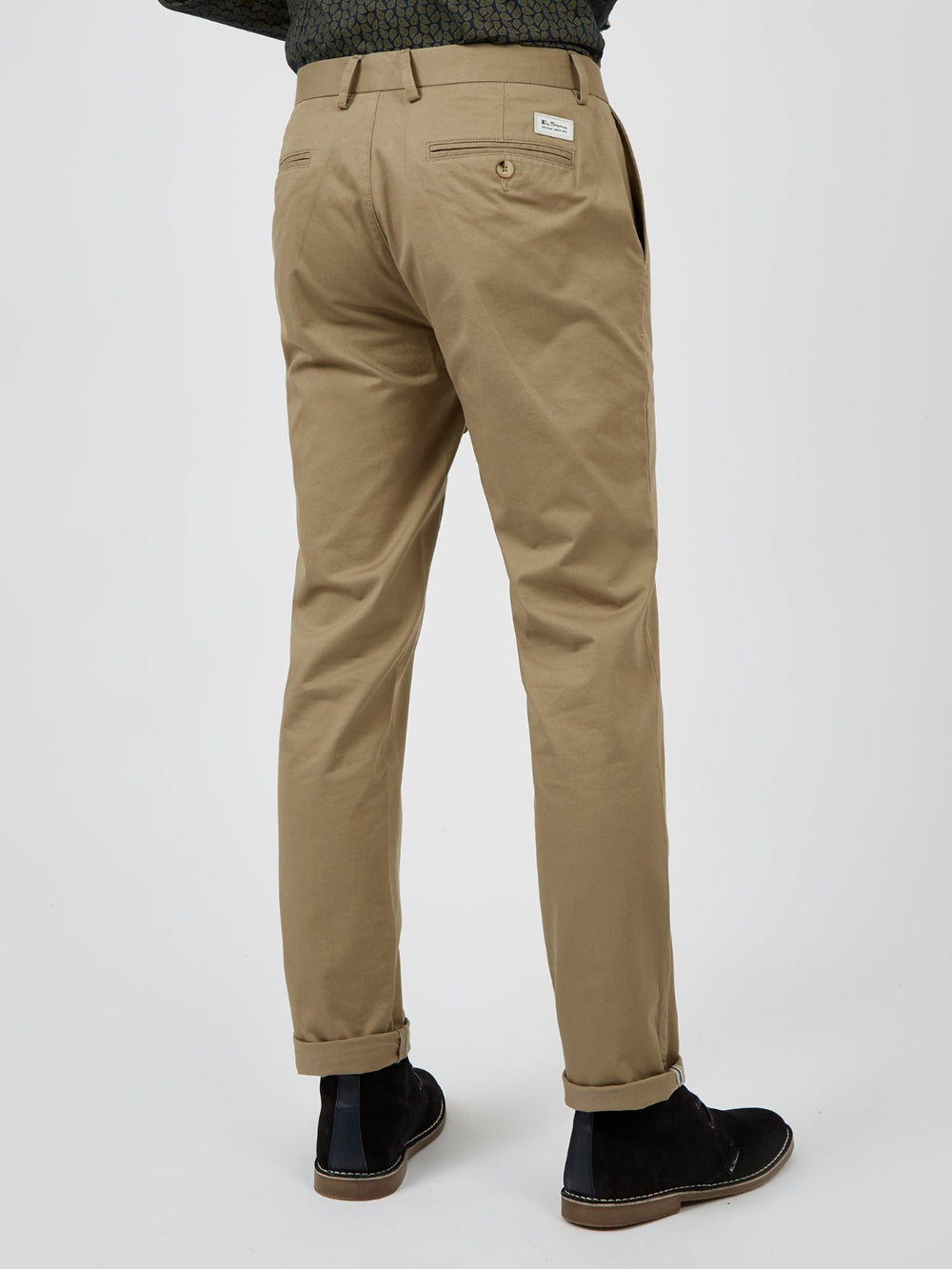 Ben Sherman Signature Slim Stretch Chino Pants Grey | ZDULFI-045