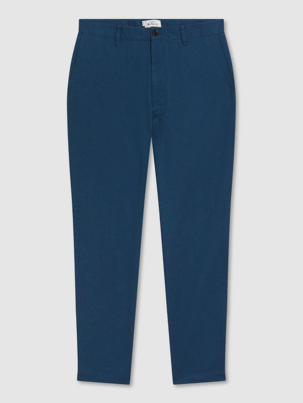 Ben Sherman Signature Slim Taper Linen Pants Blue | DESKFY-849