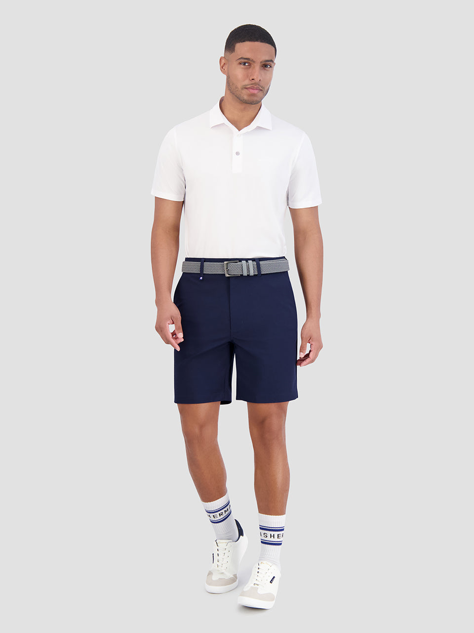 Ben Sherman Solid Air Pique Sports Fit Polo Shirts White | FTJSWU-312