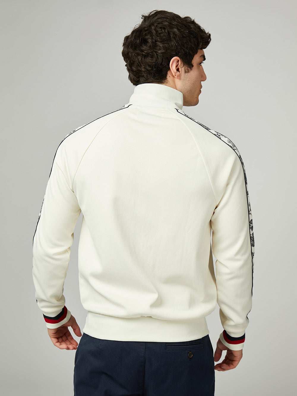 Ben Sherman Team GB Taped Track Top Jackets White | OUAGWI-987