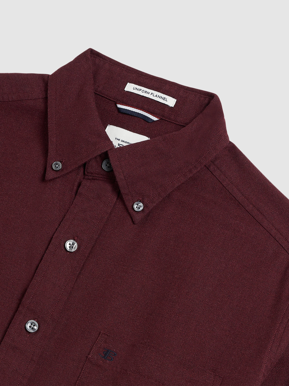 Ben Sherman Uniform Flannel Shirts Burgundy / Navy / Beige | ZRKMTB-082