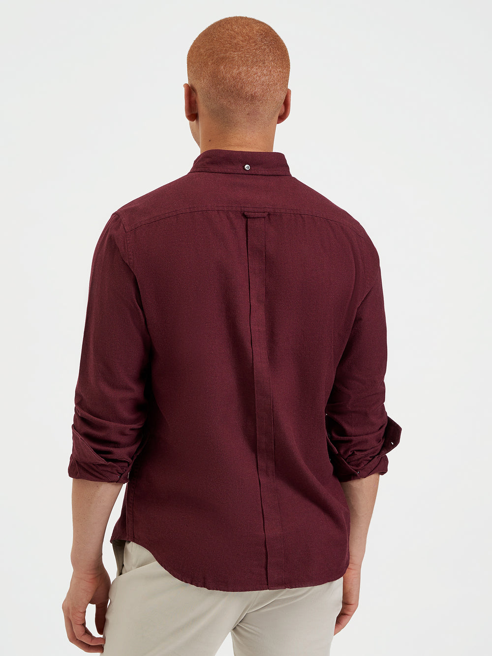 Ben Sherman Uniform Flannel Shirts Burgundy / Navy / Beige | ZRKMTB-082