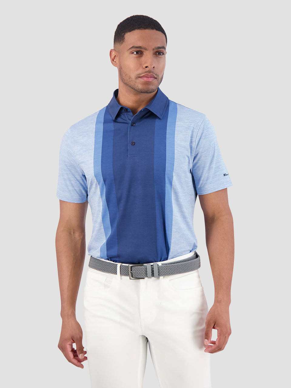 Ben Sherman Vertical Stripes Polo Shirts Blue | BULOIR-615