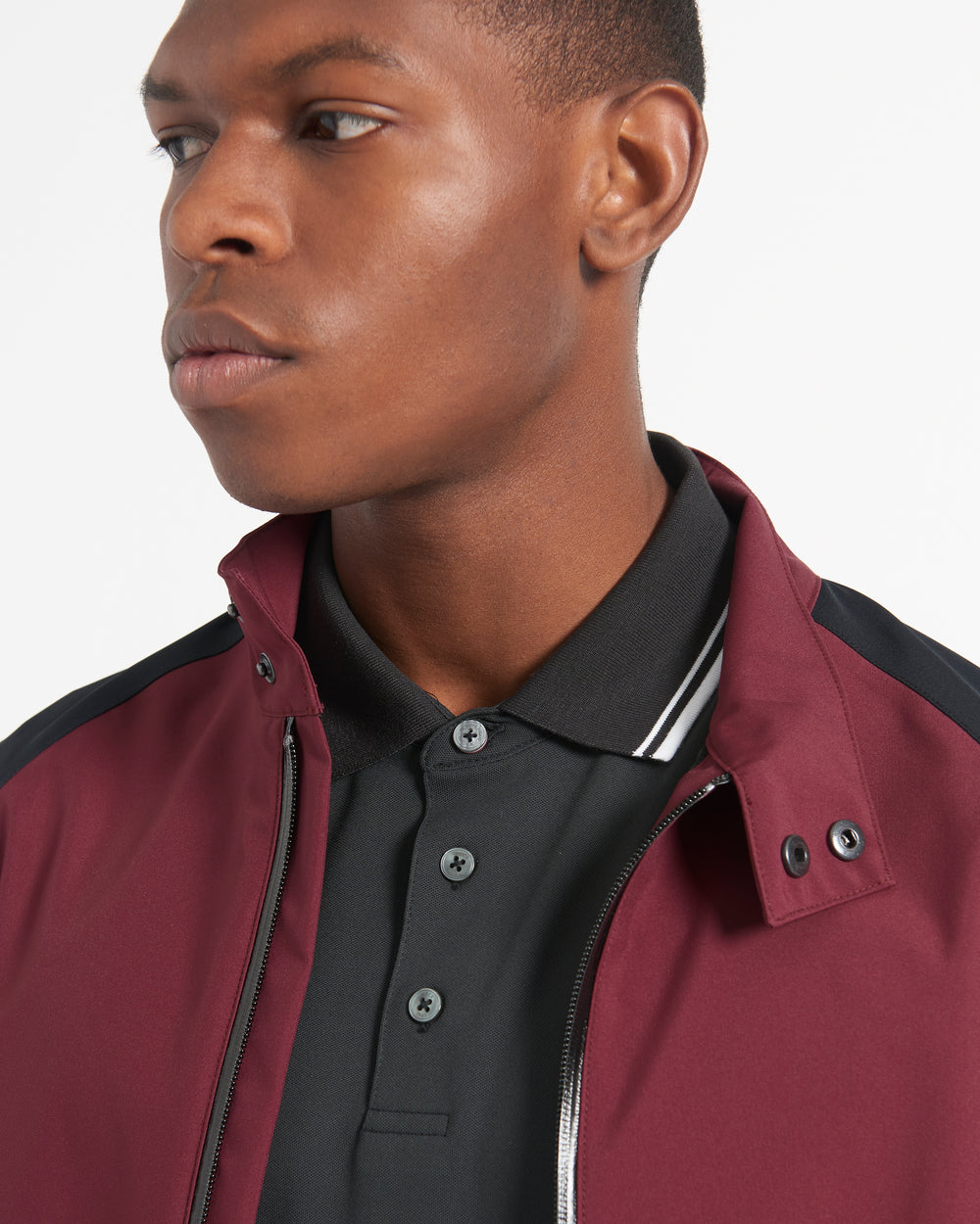 Ben Sherman Waterproof Harrington Jackets Burgundy | LDYKHF-170