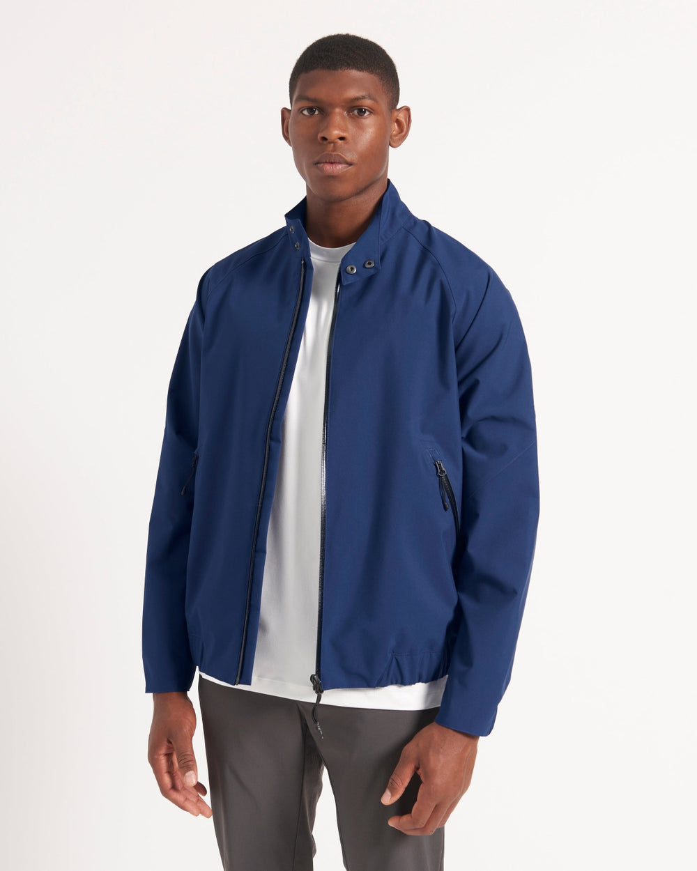 Ben Sherman Waterproof Harrington Jackets Blue | SYXTDJ-153